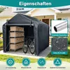 Ikodm Garagenzelt Groß 218x157x166cm, Mobiles Fahrradzelt Produktbild-Vorschau 3
