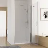 Nischentür 90 x 195 cm Duschabtrennung 2 TLG. Faltwand Produktbild-Vorschau 3