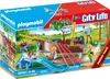 The image shows the packaging of a Playmobil City Life playset, depicting a playground with a ship wreck theme. Podgląd zdjęcia produktu