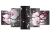 Akustikbild Blumen Orchidee 200x100 cm 5-teilige Bilder Produktbild-Vorschau 2
