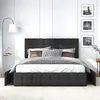 Letto imbottito Merax 140x200cm con rete a doghe e 4 Anteprima dell’immagine prodotto 10