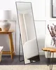BELIANI Stojace zrkadlo čierne hliníkový rám 50 x 156 cm Náhľad obrázku produktu 2
