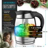 Arendo waterkoker, glas, 1,8 liter, 2200 W, theepot met Productafbeelding-voorbeeld 2