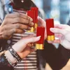 Barbuzzo 4 x Shotglas Schnapsglas Patronenhülse Pinnchen Produktbild-Vorschau 2