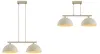 KAR LIGHTING Pendellampe 2-flammig Beige – Moon Ecru Produktbild-Vorschau 3