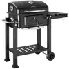tectake® Holzkohlegrill Florian 110 x 64 x 104 cm, untere Produktbild-Vorschau 1