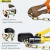 BALOU Fahrrad Kettenschloss ET555, Größe:90 cm Produktbild-Vorschau 5