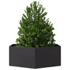 Pflanzkübel Schwarz Sechseckig 138x120x45 Stahl Produktbild-Vorschau 3