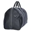 A black Guess weekender bag is shown from a side angle against a white background. Produktbild-Vorschau