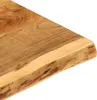 vidaXL Plateau de lavabo de salle de bain en bois massif Voir les images du produit 5