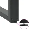 Pieds de table basse en U 2 pcs. Anthracite 50x(30-31) cm Voir les images du produit 9