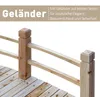 Gartenbrücke Holzbrücke Holzsteg Teichbrücke Zierbrücke mit Produktbild-Vorschau 5