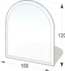 Glasbodenplatte, Bodenschutzplatte Decor, Unterseite Produktbild-Vorschau 1