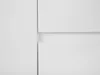 BELIANI Kommode weiß/heller Holzfarbton MDF Platte 76 x 90 Produktbild-Vorschau 9