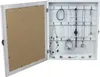 Schlüsselkasten - Braun - Weiß-Beige - Holz - 18 Haken - Produktbild-Vorschau 6