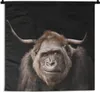 MuchoWow® Wandteppich Wandbehang Affe - Gorilla - Produktbild-Vorschau 1