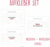AUFKLEBER SET - Duplo Danke Abschiedsgeschenk Lehrer Produktbild-Vorschau 3