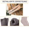Plyšové dámské ponožky, superměkké, plyšové, pohodlné, Náhled obrázku produktu 4