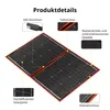 Dokio 100W Faltbares Solarpanel 18V mit 12V Ladecontroller Produktbild-Vorschau 6
