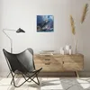 Wanduhr - Quadrat - Glasuhr - Meer Segelboot - 30x30cm - Produktbild-Vorschau 6