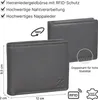 Leder Geldbörse Herren Portemonnaie RFID Querformat Produktbild-Vorschau 3
