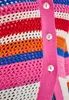 ebeeza damski sweter - wełniany biały wielokolorowy, XL Podgląd zdjęcia produktu 3