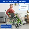 Fauteuil roulant Pliable Aluminium Léger Manuel Avec Freins Voir les images du produit 5