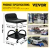 VEVOR Rollbarer Garagenhocker, 300 Pfund Tragkraft, Produktbild-Vorschau 7