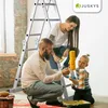 Aluminiowa drabina wielofunkcyjna 21034, z 4 składanymi Podgląd zdjęcia produktu 7