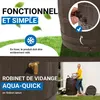 4rain Récupérateur d'eau de pluie Tonneau VINO 400L brun Voir les images du produit 5