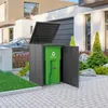 GFP Primeyard Zabudowa kosza na śmieci 84x84x120 cm osłona Podgląd zdjęcia produktu 2