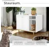 tectake® Katzenschrank Kalea seitlicher Eingang inklusive Produktbild-Vorschau 3