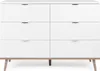 Commode Sideboard Blanc Bois Chambre à coucher Penderie Voir les images du produit 3
