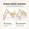 Dastium Kids Klettergerüst 6-in-1 Pastell – Pikler Dreieck Produktbild-Vorschau 5