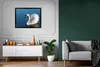 MuchoWow® Gerahmtes Poster Schwan - Wasser - Vogel - Weiß Produktbild-Vorschau 6