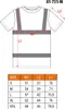 T-shirt ad alta visibilità a manica corta in due colori Anteprima dell’immagine prodotto 3