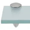 Jopassy Glasregal 20x10x0,8 cm mit Halterung Glasboden Produktbild-Vorschau 4