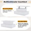 Merax Moderner Hochglanz Couchtisch mit LED-Beleuchtung, 4 Produktbild-Vorschau 10