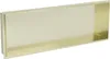 A rectangular, gold-colored recessed shelf or niche, likely for a bathroom or shower, is shown against a white background. Voir les images du produit