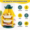 COSTWAY Kinder Spielzeugregal drehbar, Kinderzimmerregal Produktbild-Vorschau 3