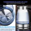 ["Wasserkocher mit temperatureinstellung, Wasserkocher Glas Produktbild-Vorschau 4