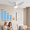 70W 5 Flügeln Deckenventilator mit Beleuchtung, LED Produktbild-Vorschau 6