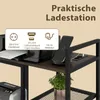 COSTWAY 3-poziomowy stojak na drukarkę z gniazdami i Podgląd zdjęcia produktu 7