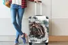 MuchoWow® Koffer Handgepäck Trolley Rollkoffer Kleine Produktbild-Vorschau 5