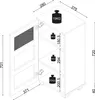 VCM Midischrank – schmaler Badschrank mit 3 Fächern, H. 70 Produktbild-Vorschau 7