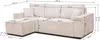 VENASI Ecksofa mit Schlaffunktion Hugo L, Beige Cordstoff Produktbild-Vorschau 5