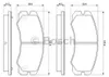 Bosch Bremsbelagsatz, Scheibenbremse  0 986 424 366 Produktbild-Vorschau 1