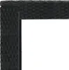 vidaXL Table de bar de jardin noire 100x60,5x110,5 cm Poly Voir les images du produit 4