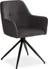 Homestyle4u Chaise rembourrée avec accoudoirs pivotante Lot Voir les images du produit 3
