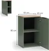 Kredenc Vicco Wido Zelená 50 x 80 cm s policí, Model 57445 Náhled obrázku produktu 3